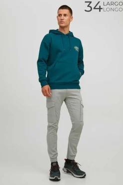 Jack & Jones Calcas Cargo Cinza Clearance