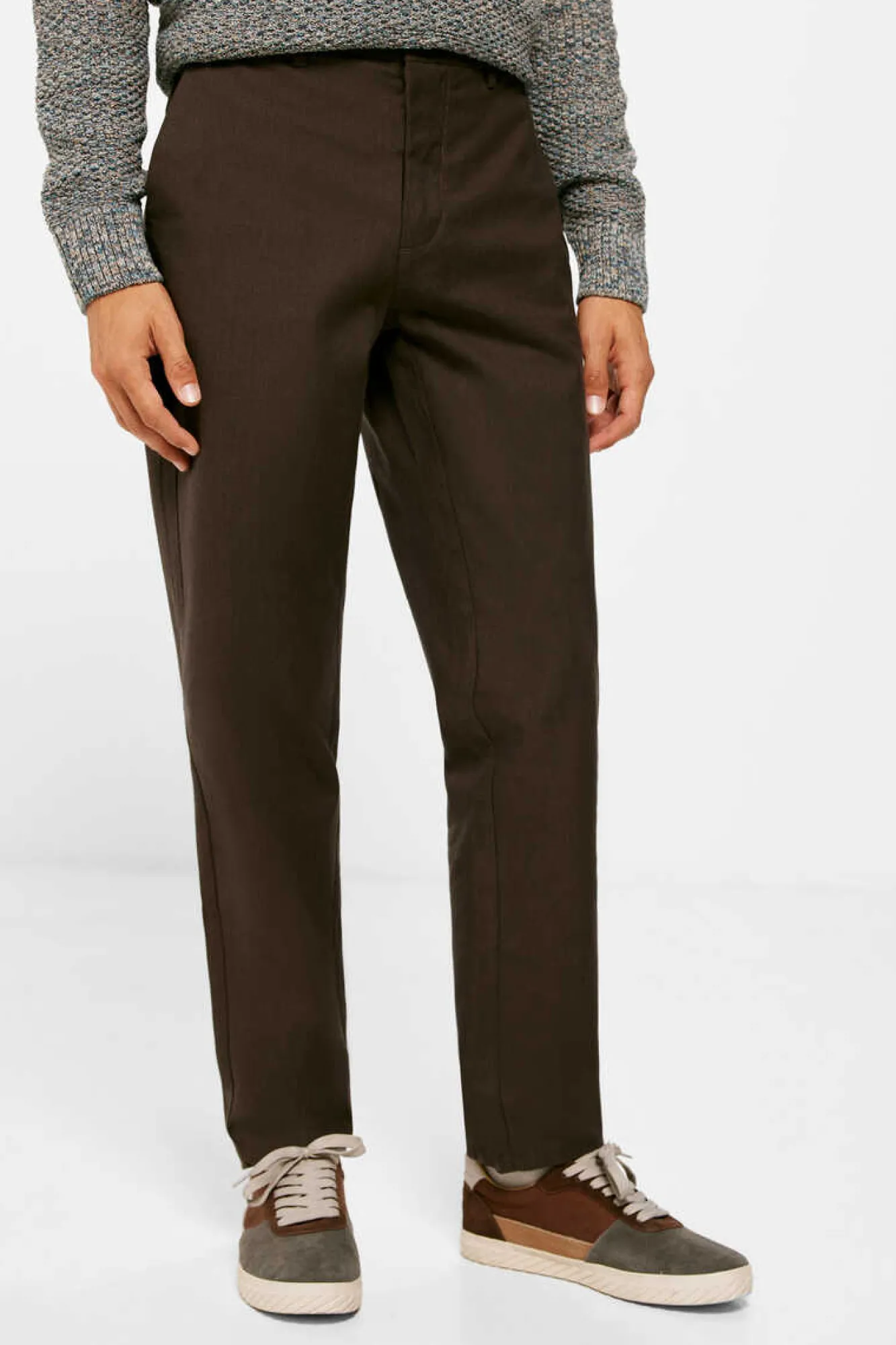 Springfield Calcas Chino Com Estrutura Bicolor Invernal Castanho Discount