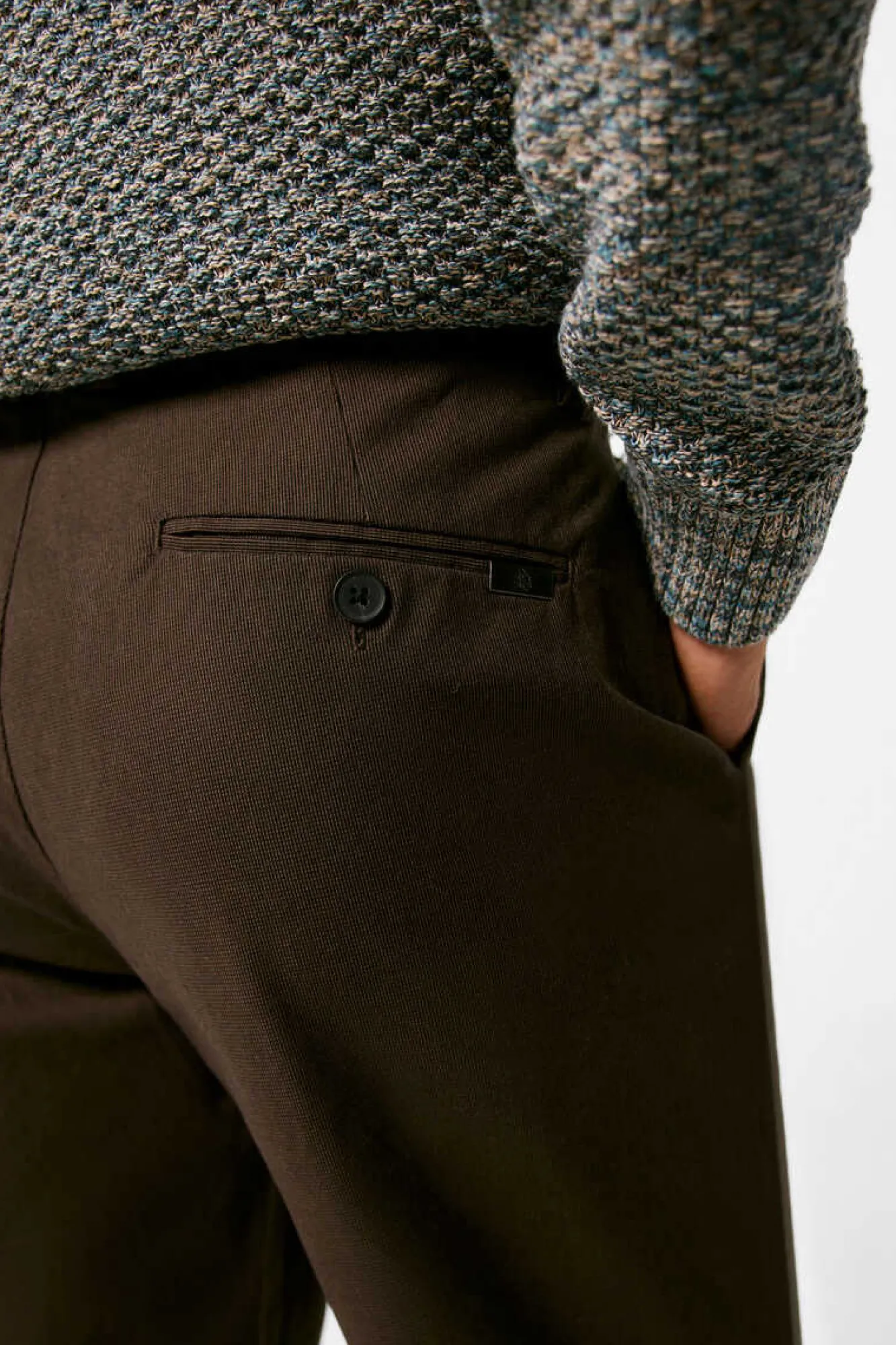 Springfield Calcas Chino Com Estrutura Bicolor Invernal Castanho Discount