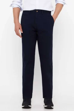 Cortefiel Calcas Chino Leves Classic Fit Azul Hot