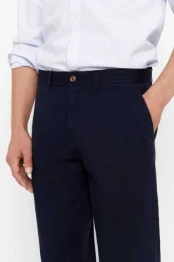 Cortefiel Calcas Chino Leves Classic Fit Azul Hot