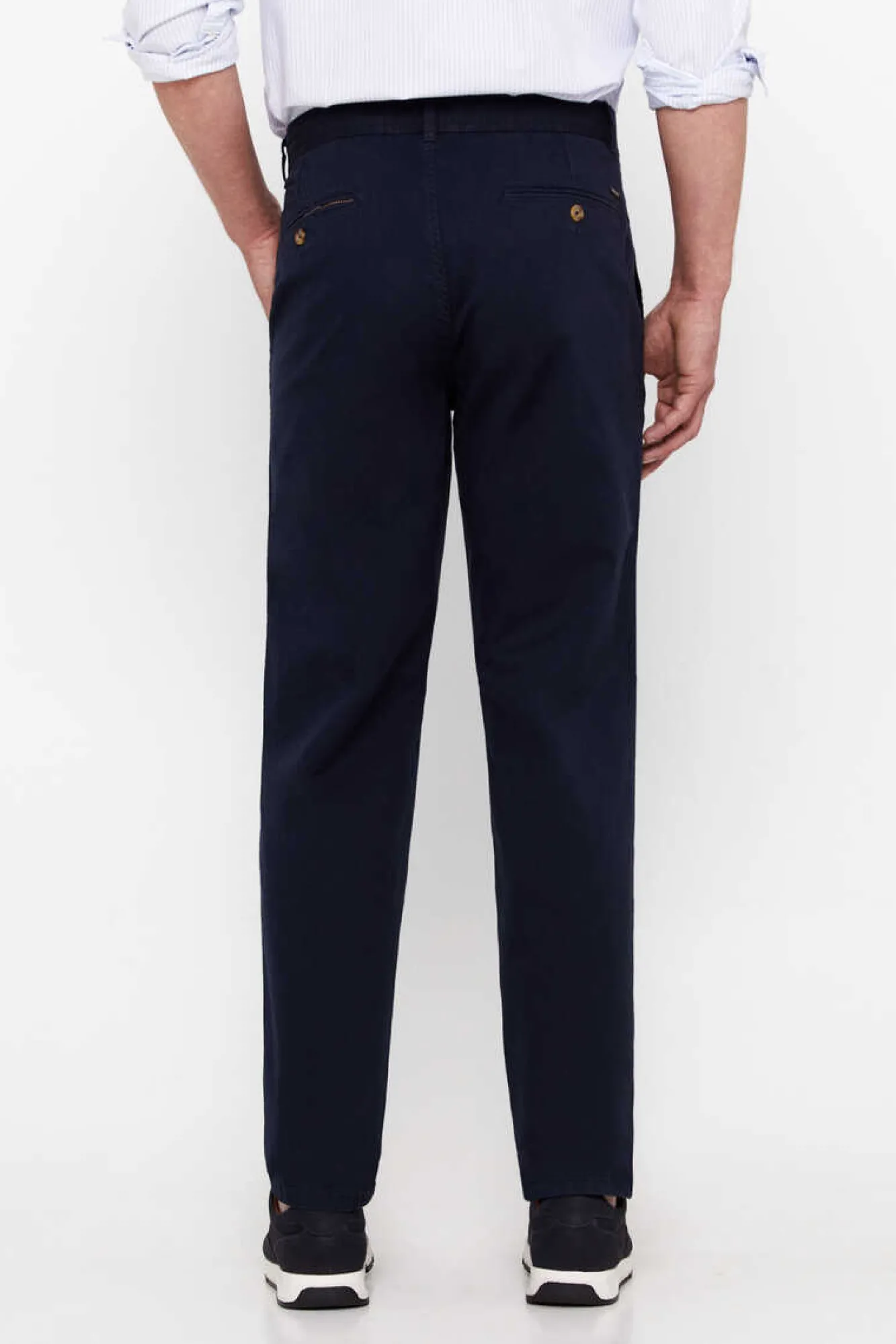 Cortefiel Calcas Chino Leves Classic Fit Azul Hot