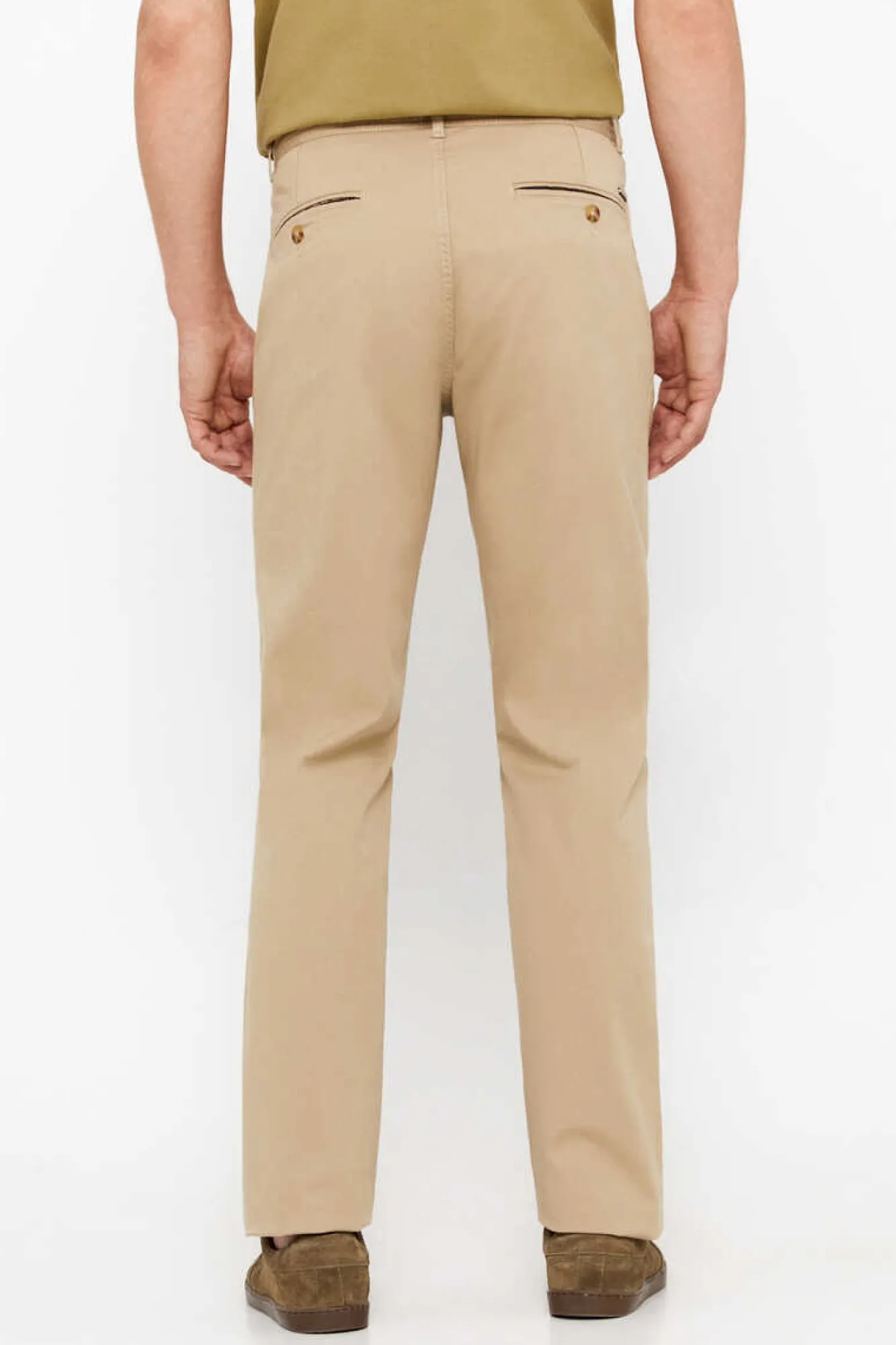 Cortefiel Calcas Chino Leves Classic Fit Tostado New
