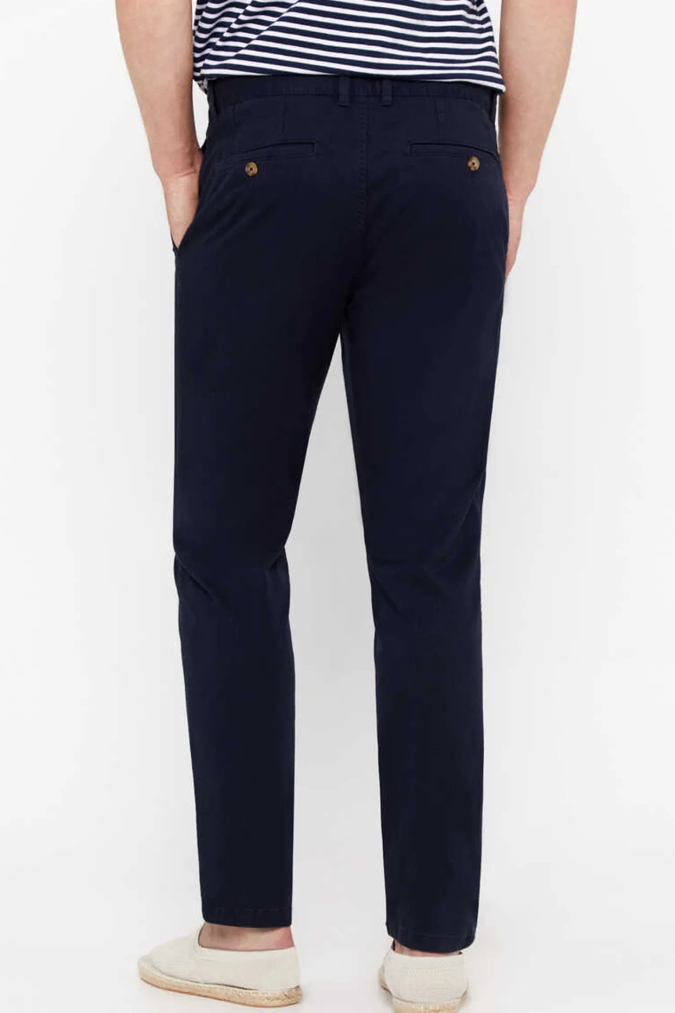 Cortefiel Calcas Chino Leves Corte Slim Azul