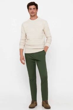 Cortefiel Calcas Chino Leves Corte Slim Verde Clearance