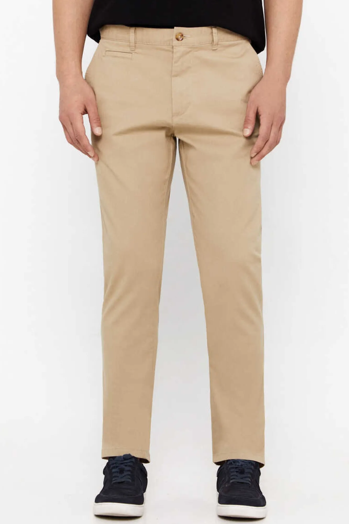Cortefiel Calcas Chino Leves Corte Slim Tostado Online