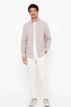 Cortefiel Calcas Chino Leves Regular Fit Tostado Outlet