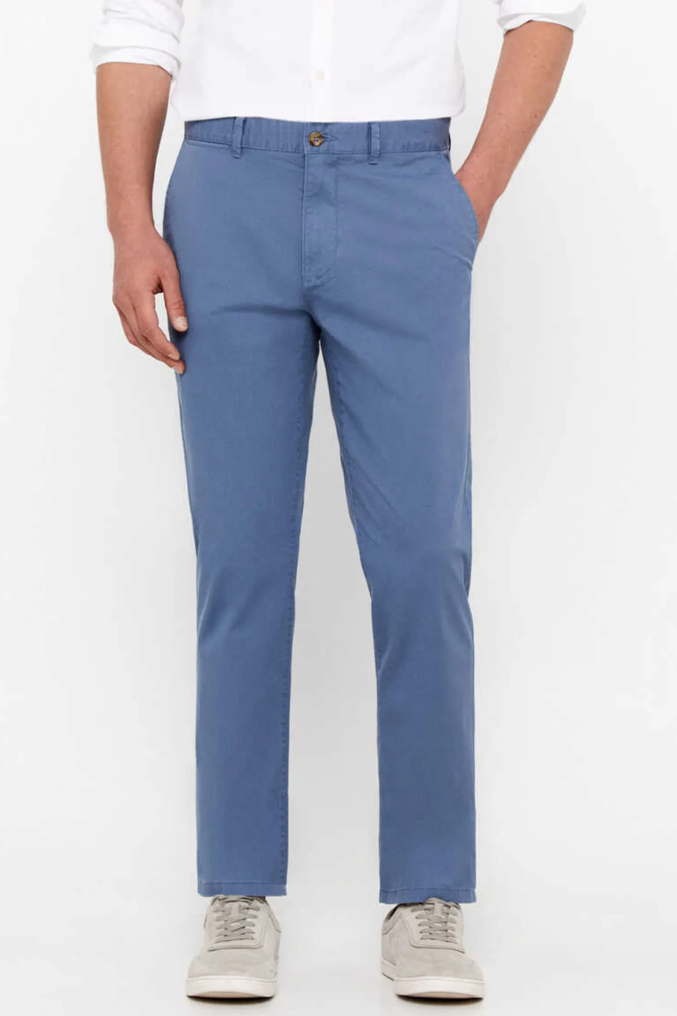 Cortefiel Calcas Chino Leves Regular Fit Azul