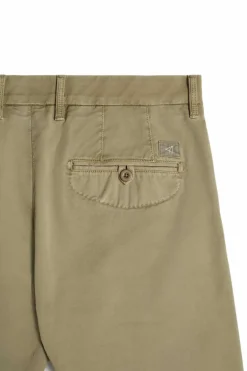 Ooto Calcas Chino Slim Cintura Elastica Verde Clearance
