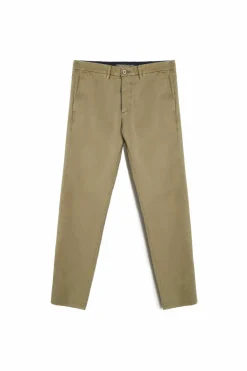 Ooto Calcas Chino Slim Cintura Elastica Verde Clearance