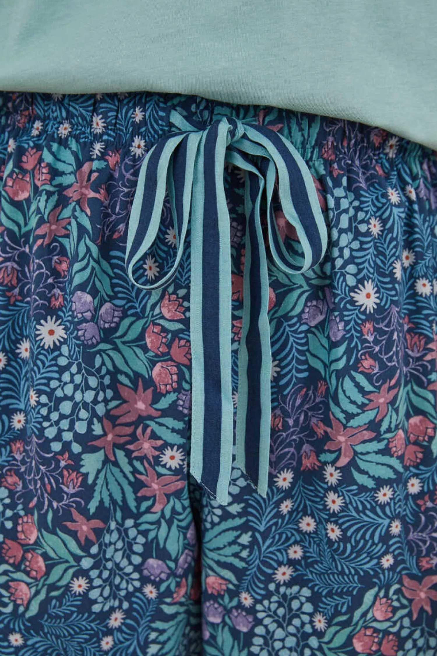 Women'secret Pijamas-Calcas Com Estampado De Flores De Moniquilla Em