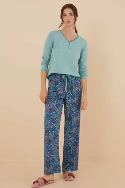 Women'secret Pijamas-Calcas Com Estampado De Flores De Moniquilla Em