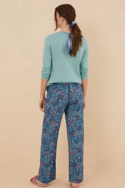 Women'secret Pijamas-Calcas Com Estampado De Flores De Moniquilla Em