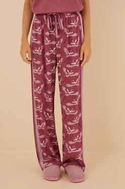 Women'secret Pijamas-Calcas Com Estampado De Garcas De Moniquilla