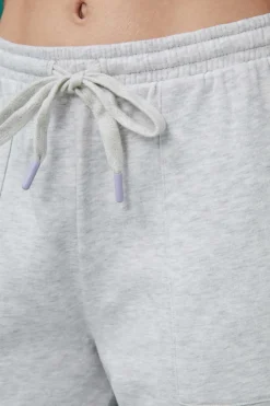 HI&BYE Calcas-Calcas Compridas Flare Felpa Cinzentas