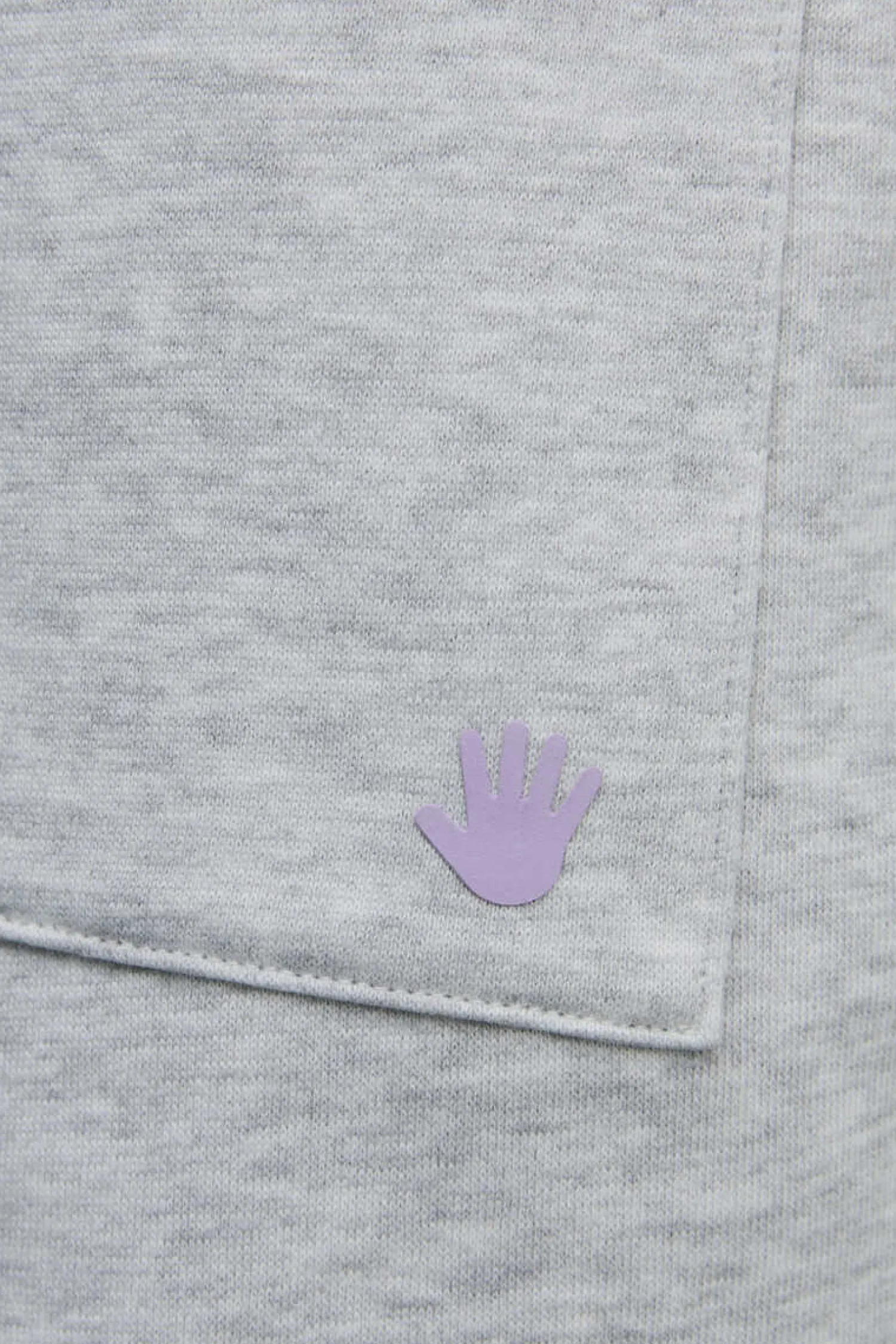 HI&BYE Calcas-Calcas Compridas Flare Felpa Cinzentas