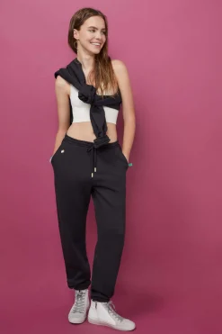 HI&BYE Calcas-Calcas Compridas Jogger Felpa Escuro