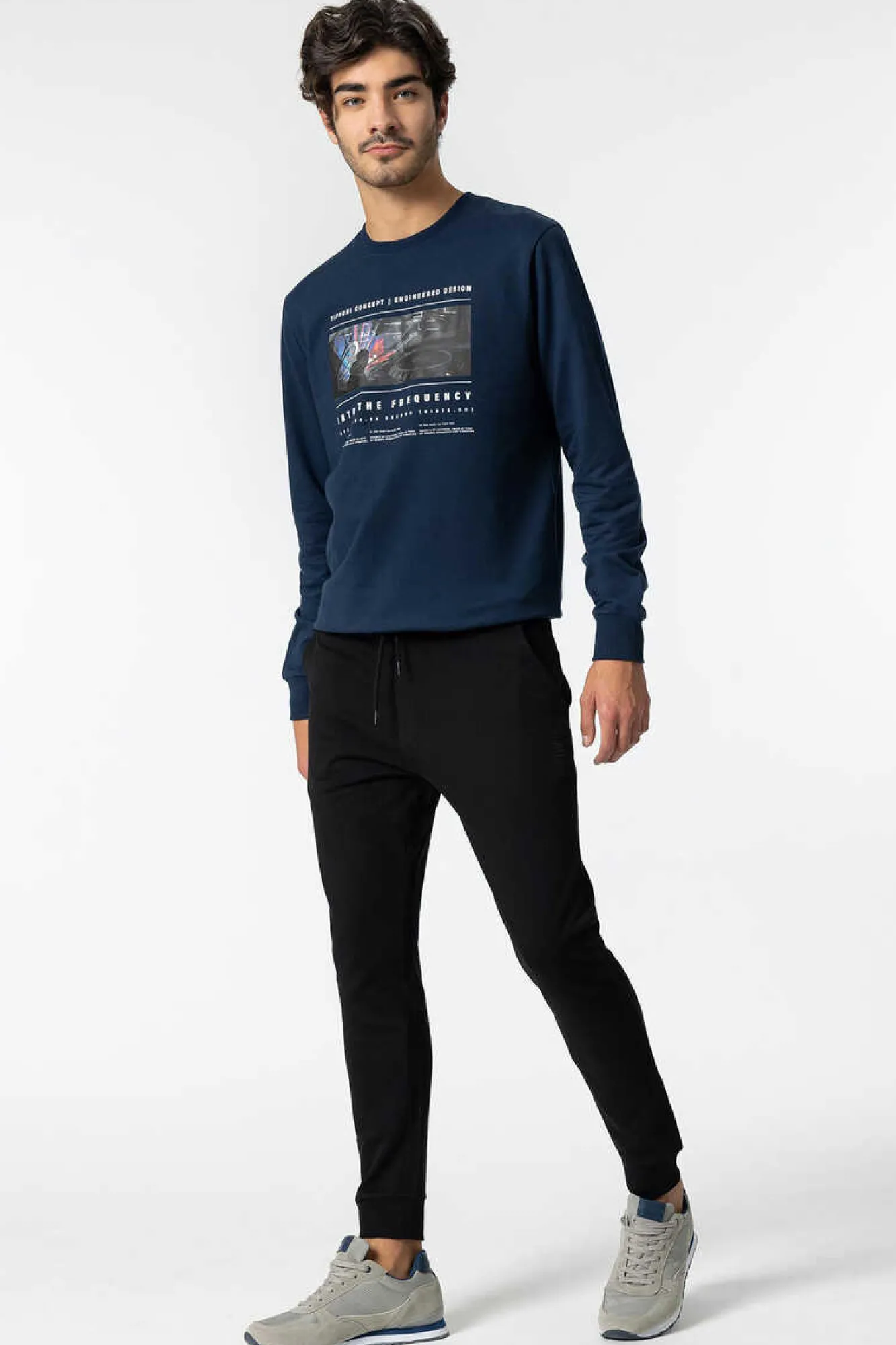 Tiffosi Calcas Corte Medio Kevin Preto Online