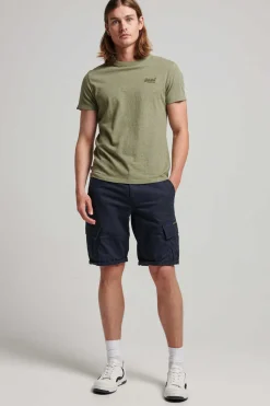 Superdry Calcas Curtas Cargo Marinho Outlet