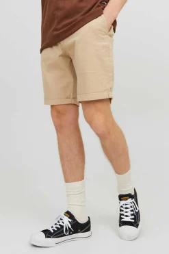 Jack & Jones Calcas Curtas Chino Beige Online