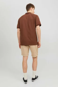 Jack & Jones Calcas Curtas Chino Beige Online