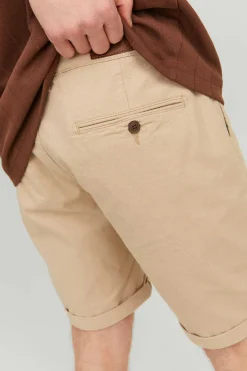 Jack & Jones Calcas Curtas Chino Beige Online