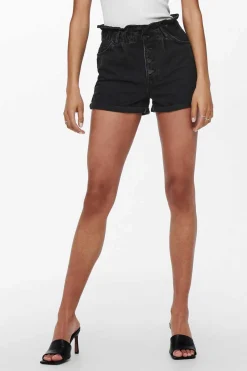 Only Jeans-Calcas Curtas Cintura Alta