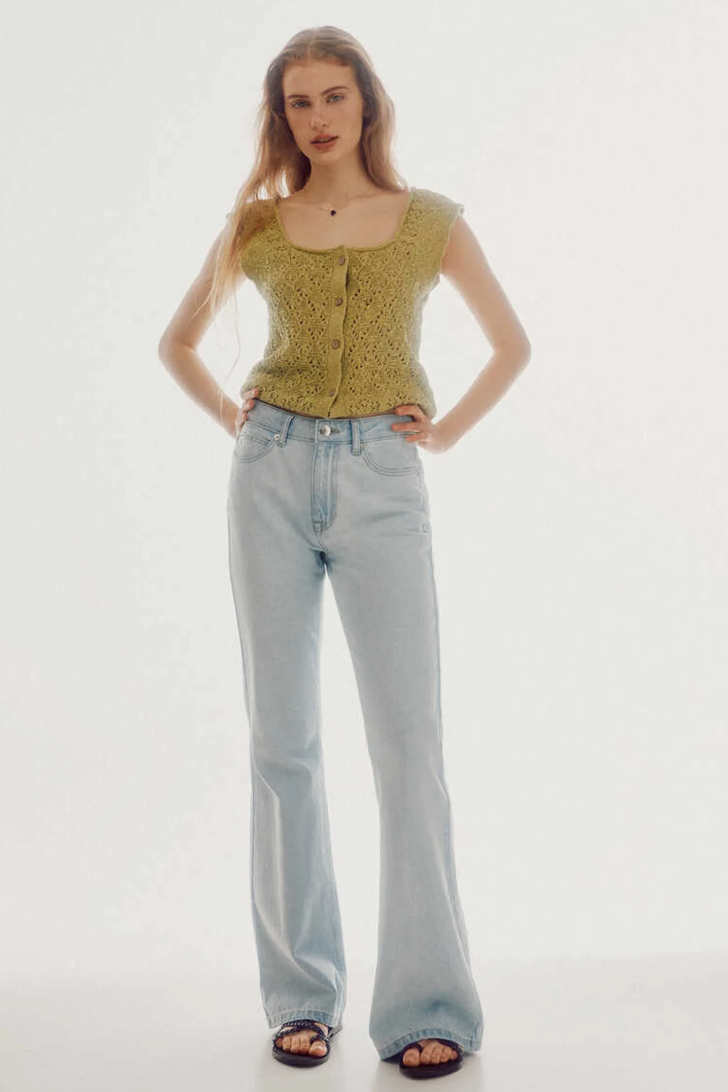 Slowlove Jeans-Calcas De Ganga A Boca De Sino Fit