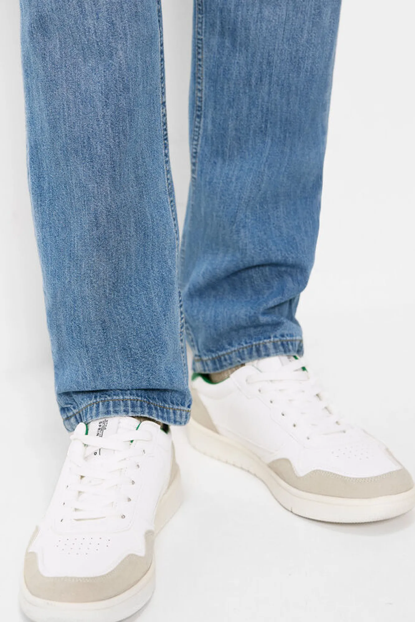 Springfield Calcas De Ganga Lavadas, Corte Regular Muito Leves Cor Media-Clara Azul Discount