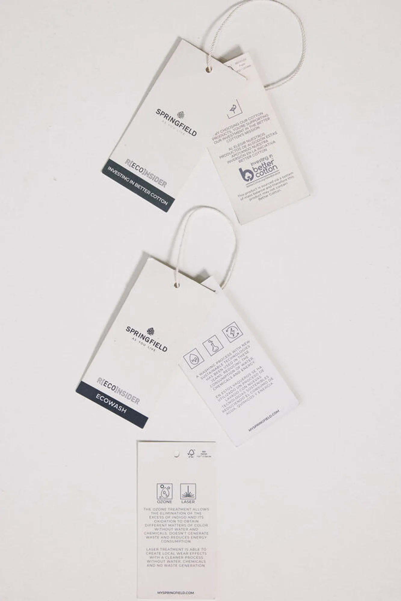 Springfield Calcas De Ganga Lavadas, Corte Regular Muito Leves Cor Media-Clara Azul Discount