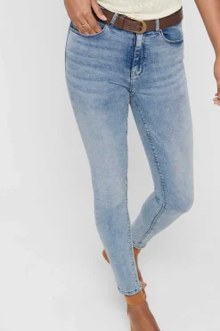 Only Jeans-Calcas De Ganga Skinny Cintura Alta