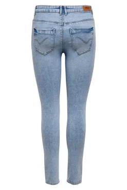 Only Jeans-Calcas De Ganga Skinny Cintura Alta