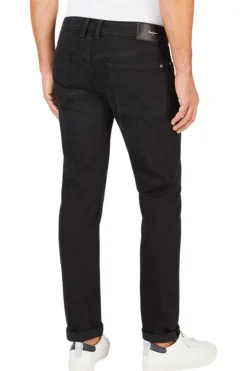 Pepe Jeans Calcas De Ganga Slim De Corte Regular Preto Online