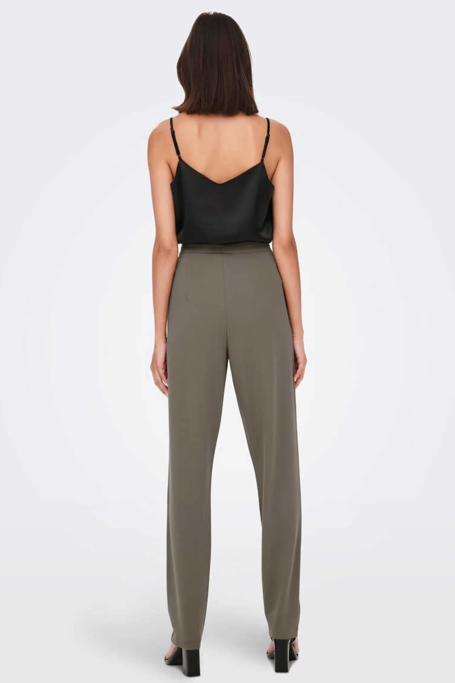 JDY Calcas-Calcas De Pincas De Cintura Subida.