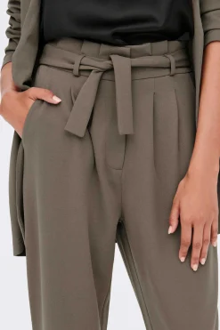 JDY Calcas-Calcas De Pincas De Cintura Subida.