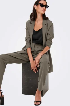 JDY Calcas-Calcas De Pincas De Cintura Subida.