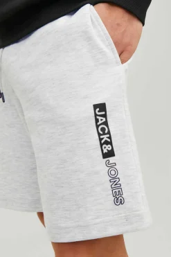 Jack & Jones Calcas De Treino Curtas Branco Best