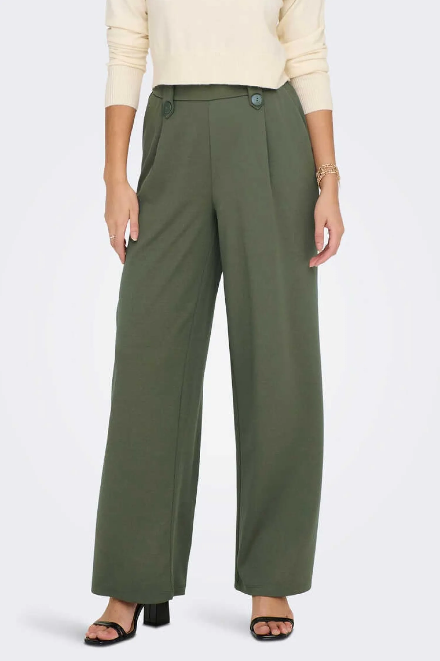 Only Calcas-Calcas De Vestir De Mulher Estilo Palazzo