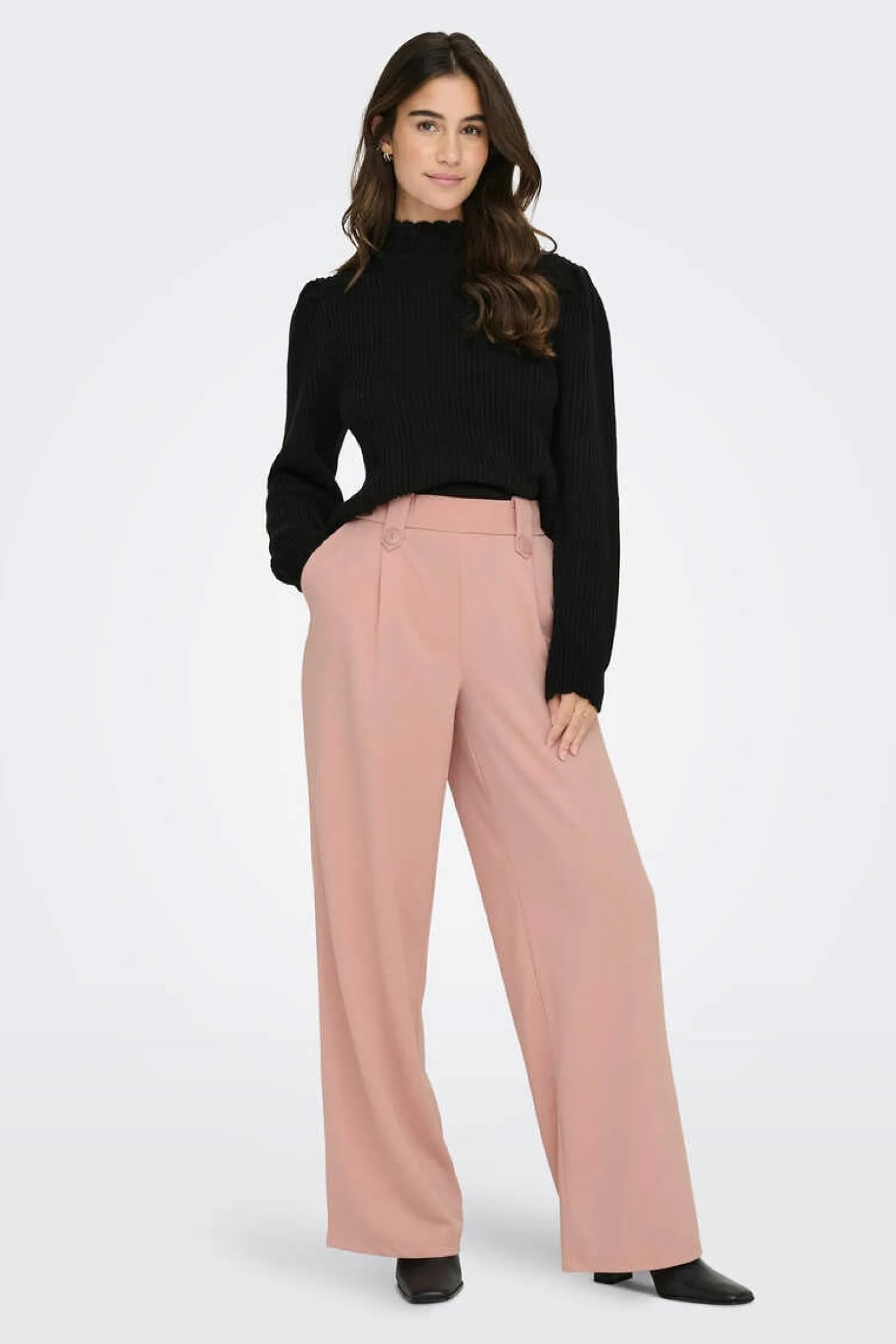 Only Calcas-Calcas De Vestir De Mulher Estilo Palazzo