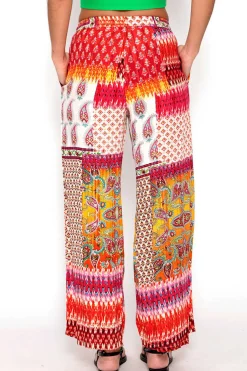 Brave Soul Calcas-Calcas Estampado Patchwork