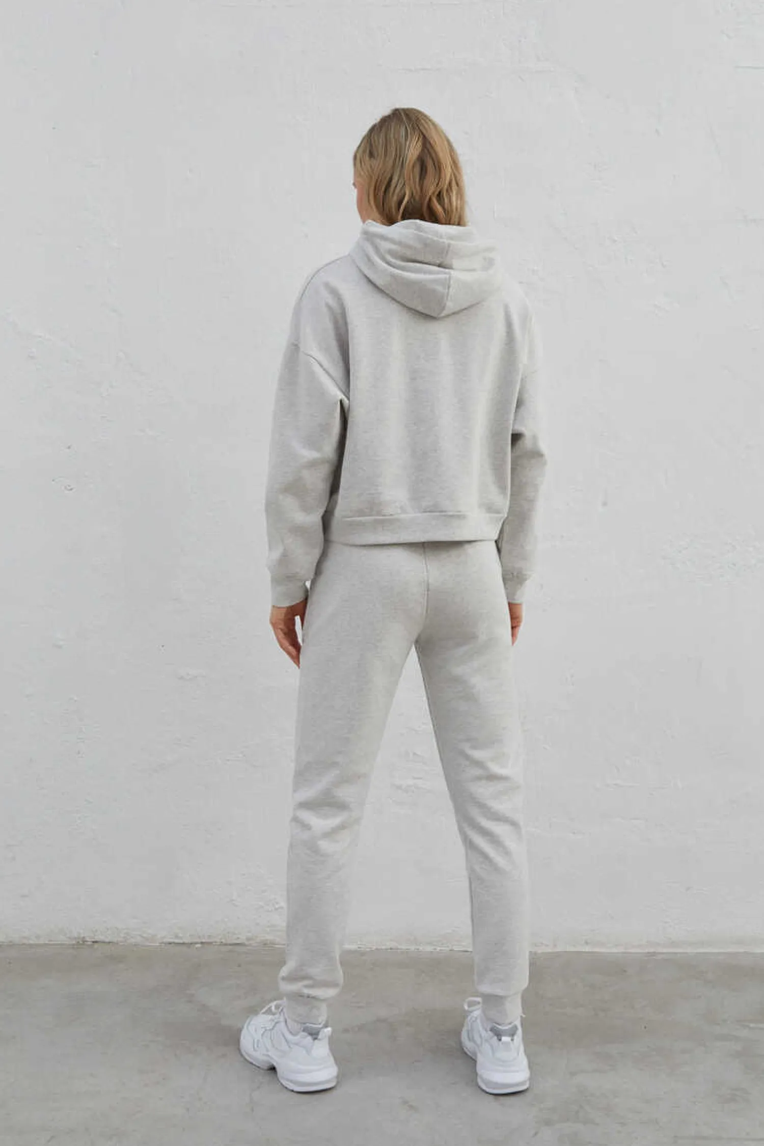 Dash and Stars Joggers-Calcas Jogger 100% Algodao Cinzentas