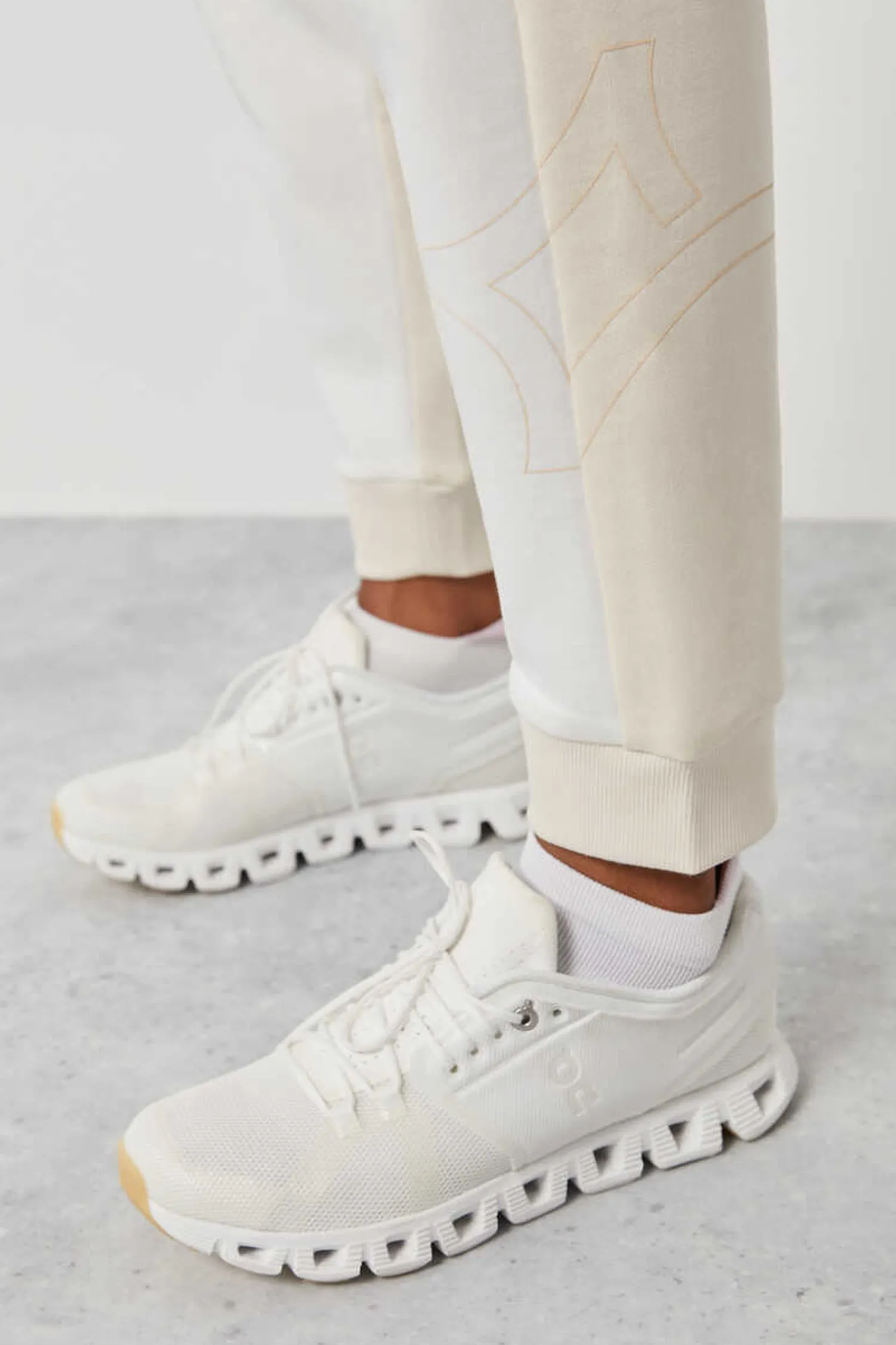 Dash and Stars Joggers-Calcas Jogger Algodao Bicolor