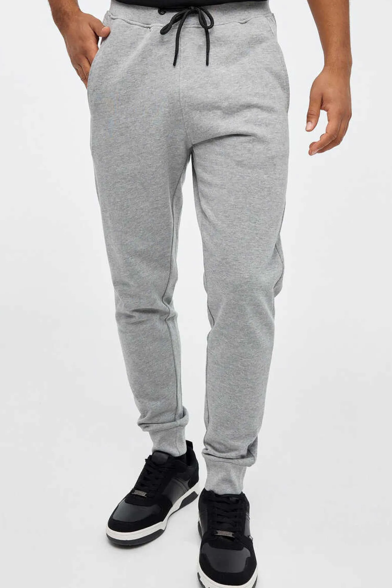 Inside Calcas Jogger Basicas Cinza New