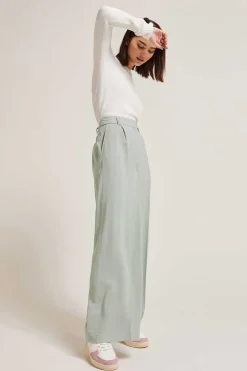 Pimkie Calcas-Calcas Largas De Lona Vaporosa