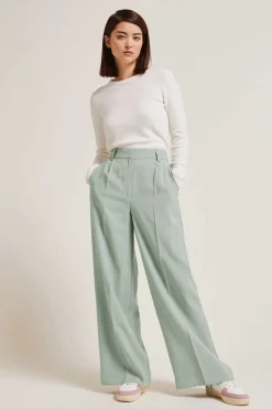 Pimkie Calcas-Calcas Largas De Lona Vaporosa