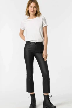 Tiffosi Calcas-Calcas Megan Cropped Flare Coated De Cintura Subida