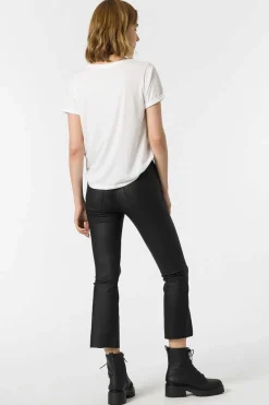 Tiffosi Calcas-Calcas Megan Cropped Flare Coated De Cintura Subida