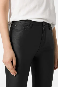 Tiffosi Calcas-Calcas Megan Cropped Flare Coated De Cintura Subida