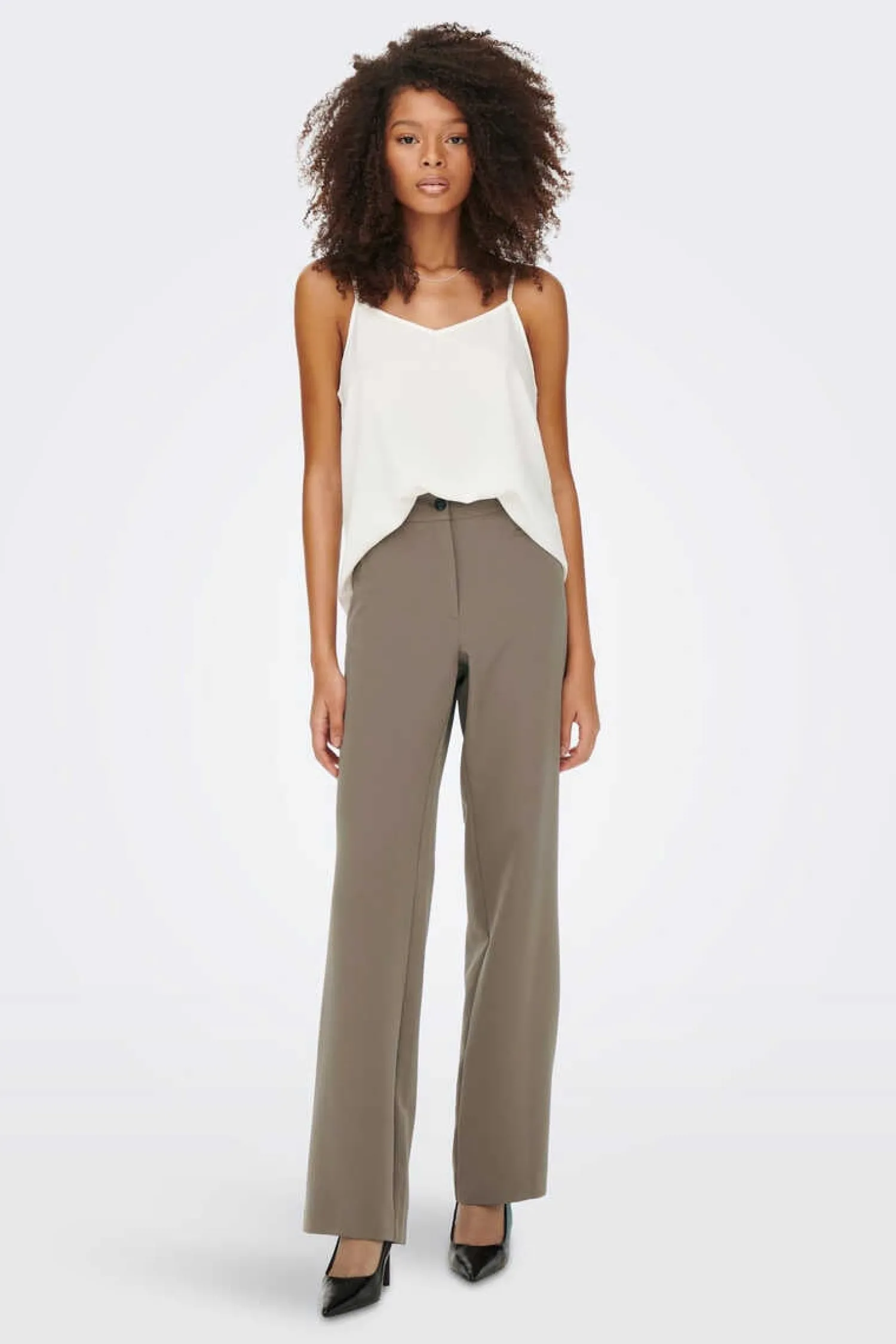 Only Calcas-Calcas Retas De Cintura Media