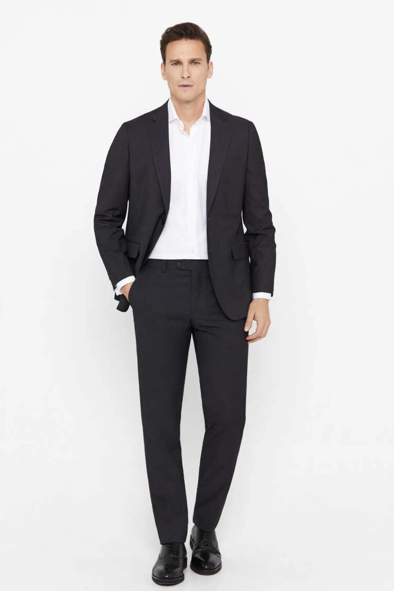 Cortefiel Calcas Serie Xxi Cinzento Clearance